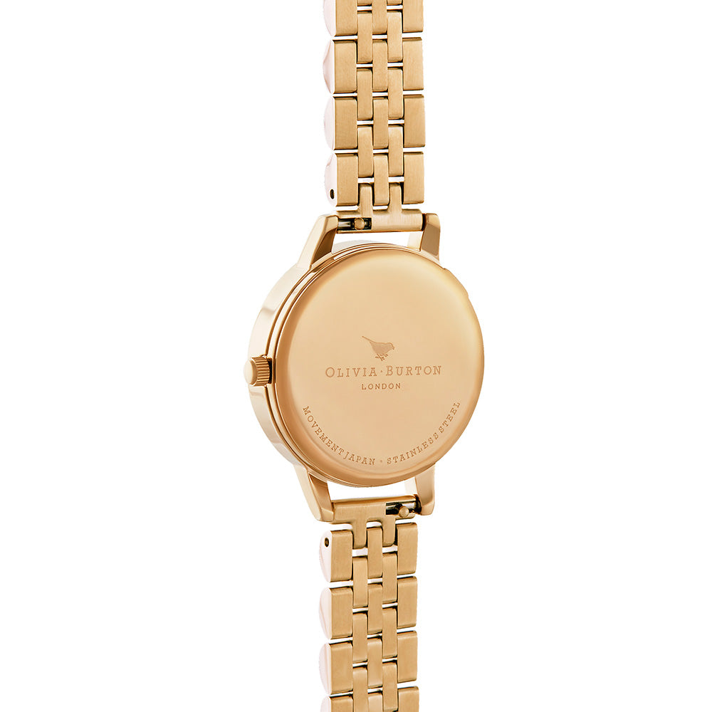 Olivia Burton Bejewelled Lace Gold Bracelet Ladies Watch - OB16MV105