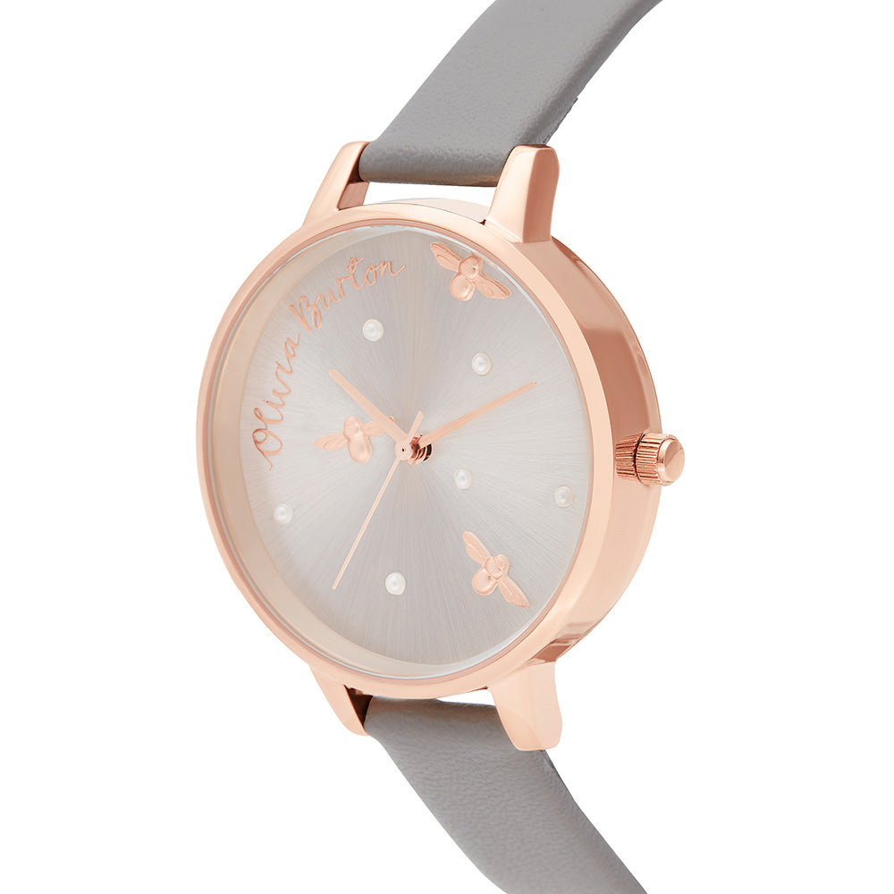 Olivia Burton Pearly Queen Rose Gold Ladies Watch - OB16PQ03