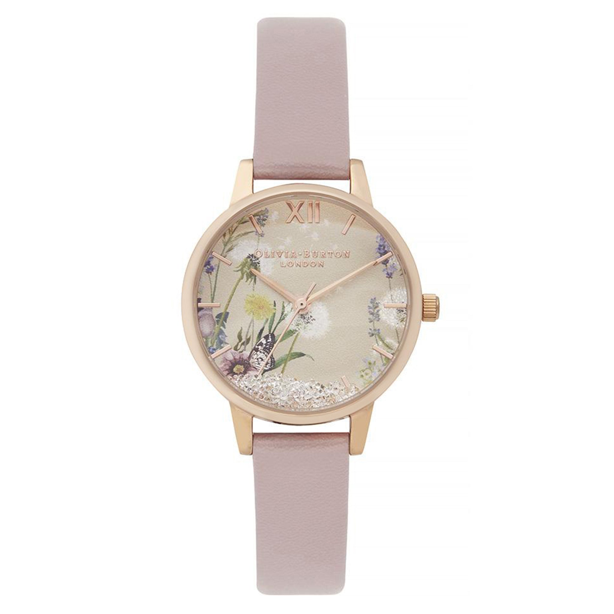 Olivia Burton Midi Rose Sand Vegan Band Women's Watch - OB16SG04