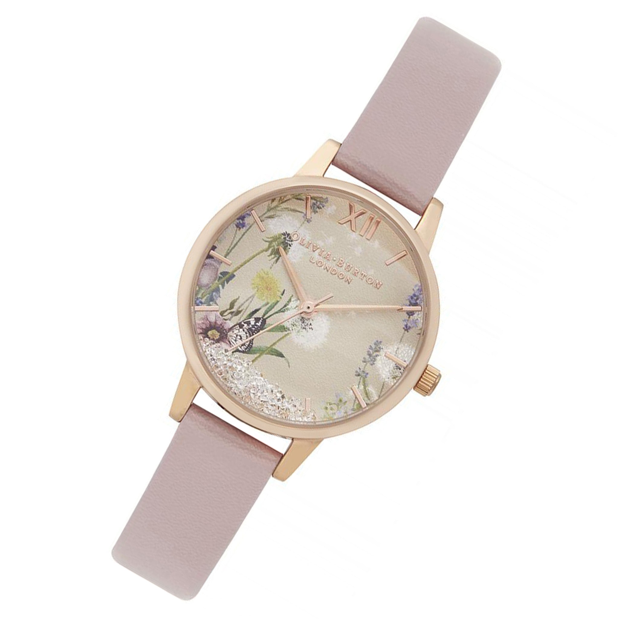 Olivia Burton Midi Rose Sand Vegan Band Women's Watch - OB16SG04