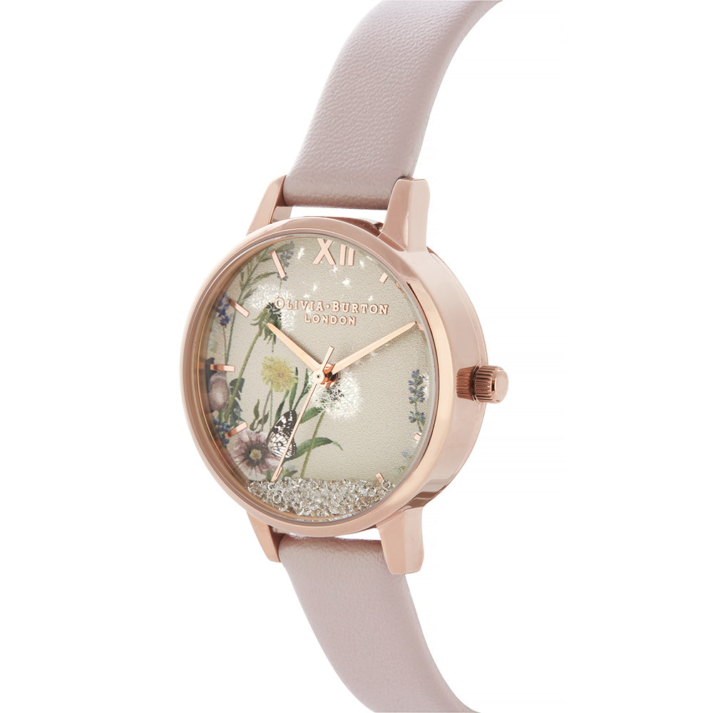 Olivia Burton Midi Rose Sand Vegan Band Women's Watch - OB16SG04