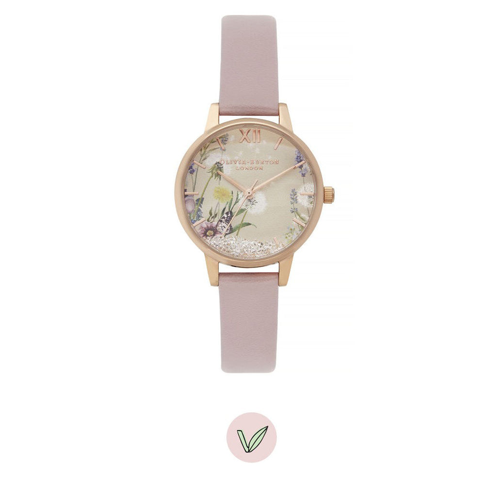 Olivia Burton Midi Rose Sand Vegan Band Women's Watch - OB16SG04