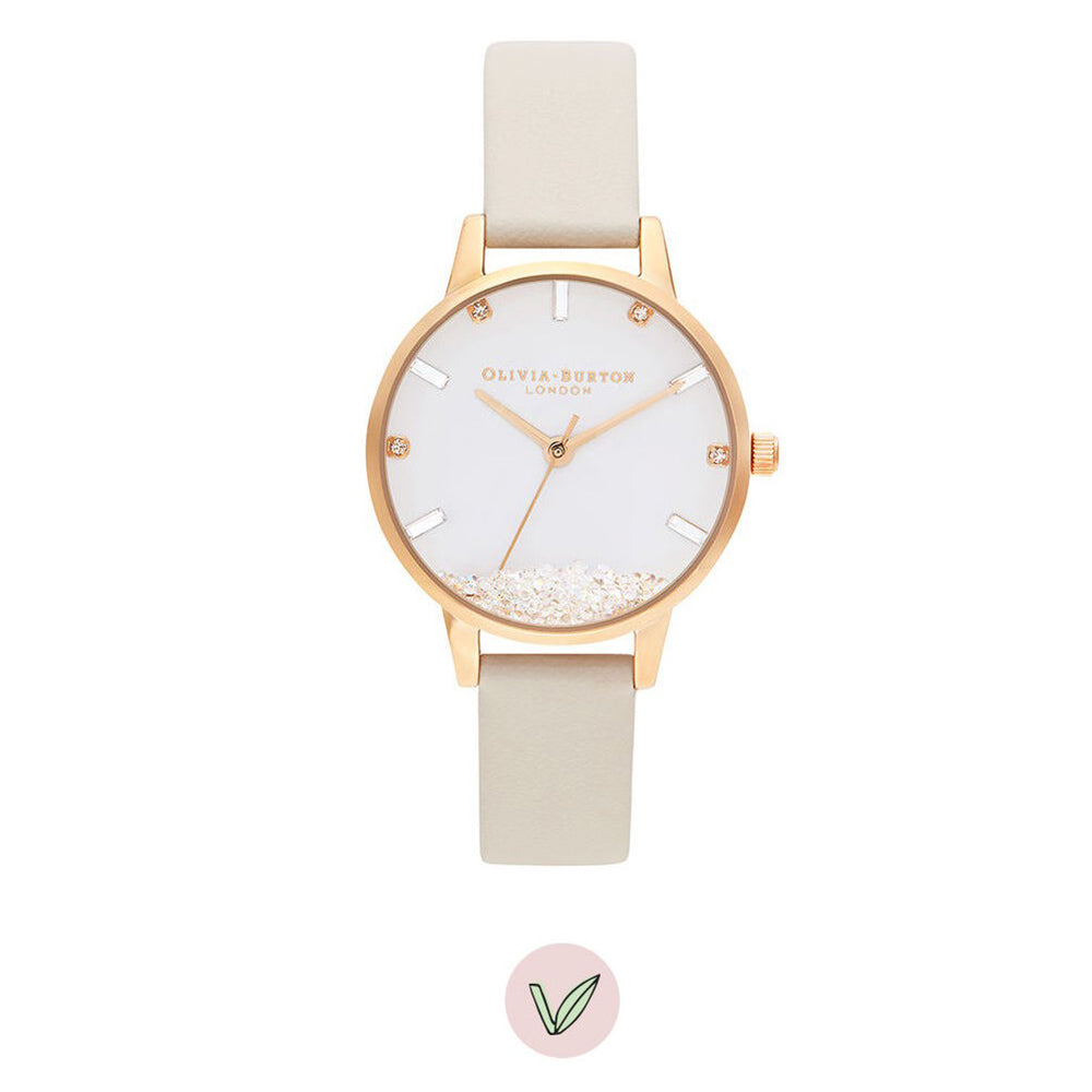Olivia Burton Nude Vegan Band Women's Watch - OB16SG09