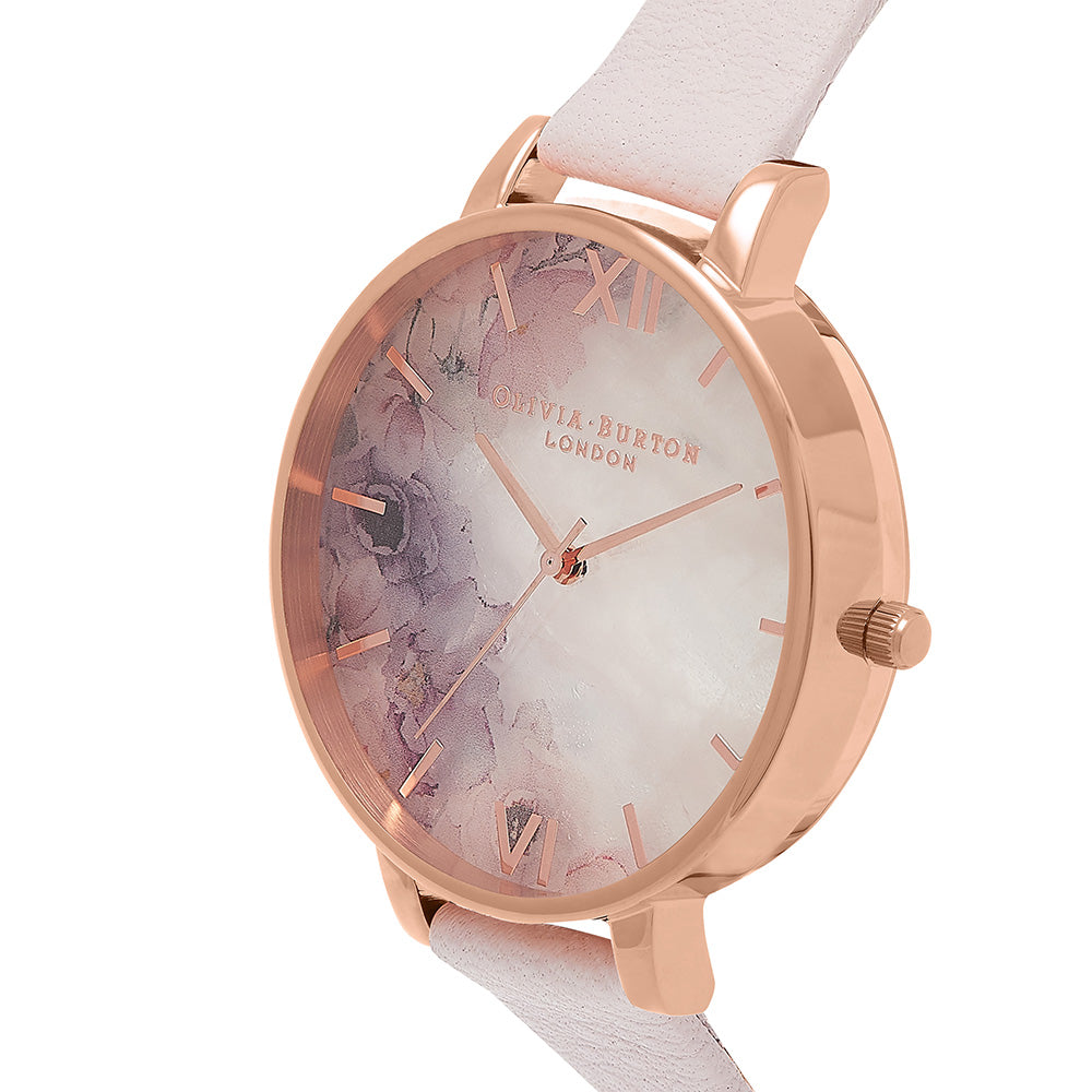 Olivia Burton Precious Blossom Leather Women's Watch - OB16SP03