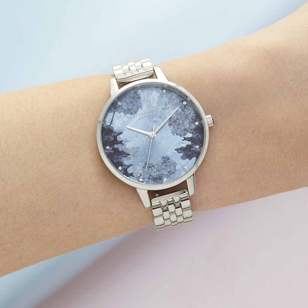 Olivia Burton Under The Sea Silver Bracelet Ladies Watch - OB16US06