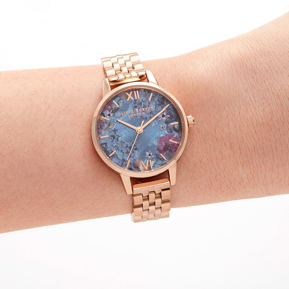 Olivia Burton Under The Sea Rose Gold Steel Women's Watch - OB16US25