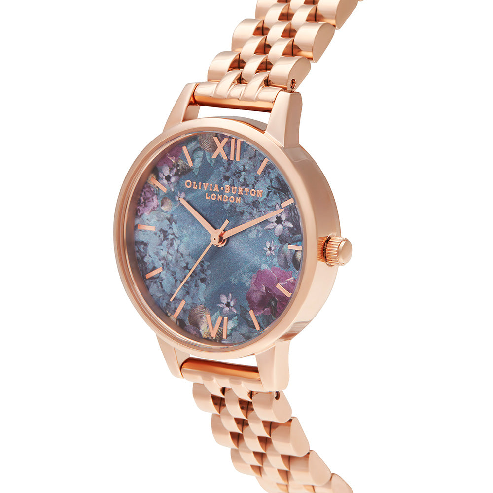 Olivia Burton Under The Sea Rose Gold Steel Women's Watch - OB16US25