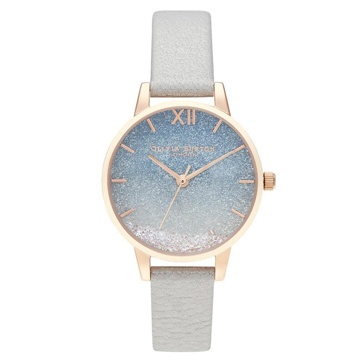 Olivia Burton Under The Sea White Shimmer Leather Women's Watch - OB16US26