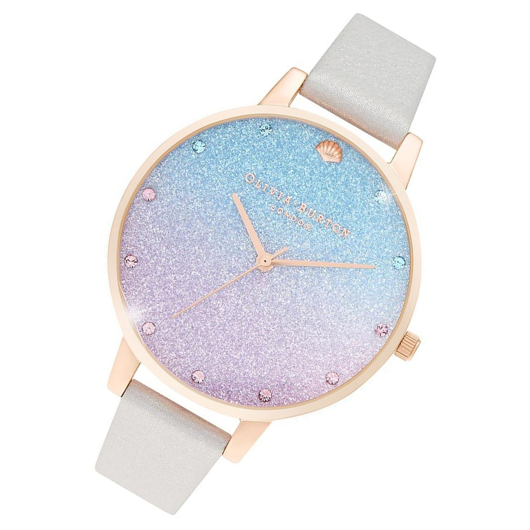 Olivia Burton Under The Sea Shimmer Pearl Leather Women's Watch - OB16US47