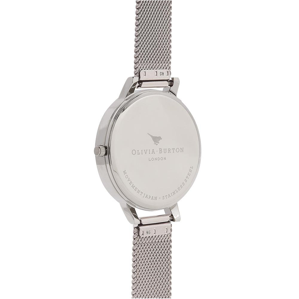 Olivia Burton Abstract Florals Mesh Ladies Watch - OB16VM20