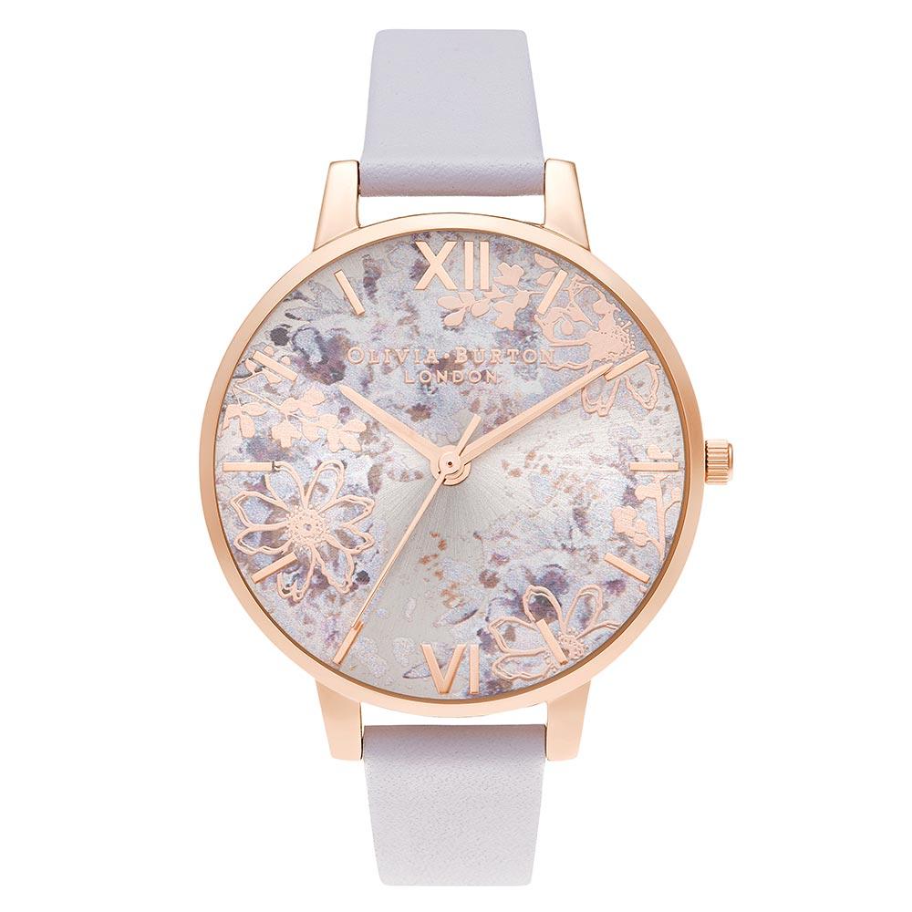 Olivia Burton Abstract Florals Big Dial Women's Watch - OB16VM45