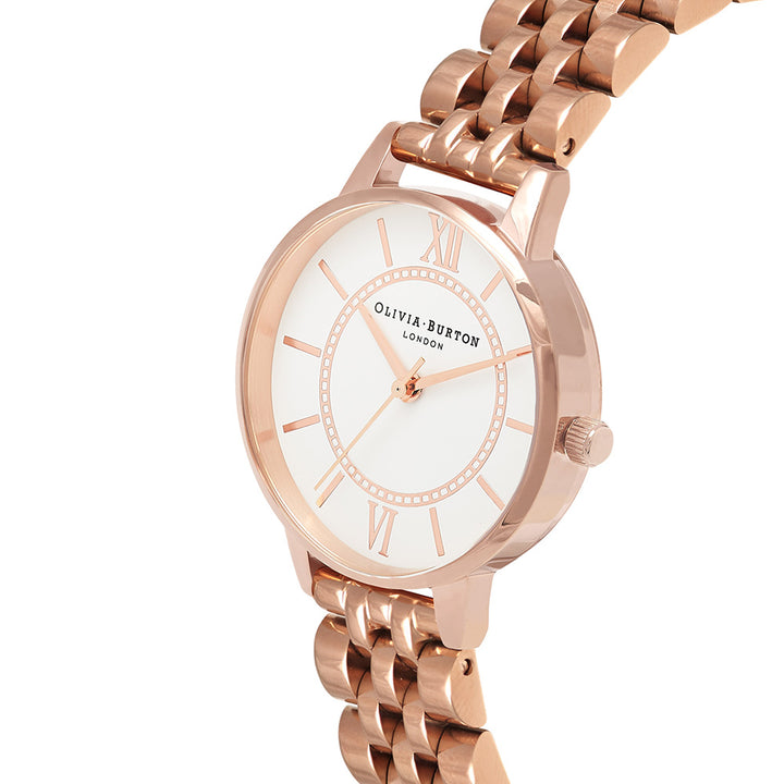 Olivia Burton Wonderland Rose Gold Bracelet Ladies Watch - OB16WD70