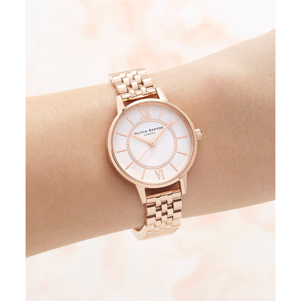 Olivia Burton Wonderland Rose Gold Bracelet Ladies Watch - OB16WD70