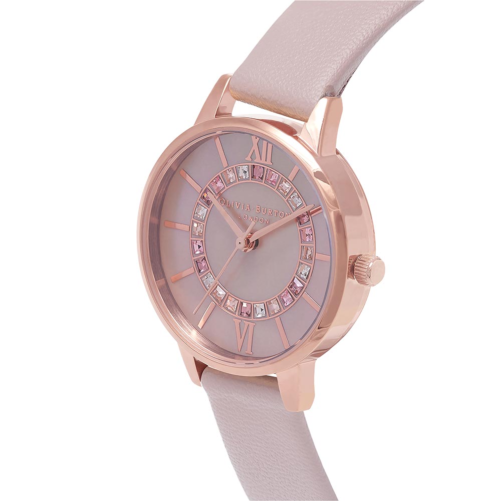 Olivia Burton Sparkle Wonderland Pearl Pink & Rose Gold Women's Watch - OB16WD93