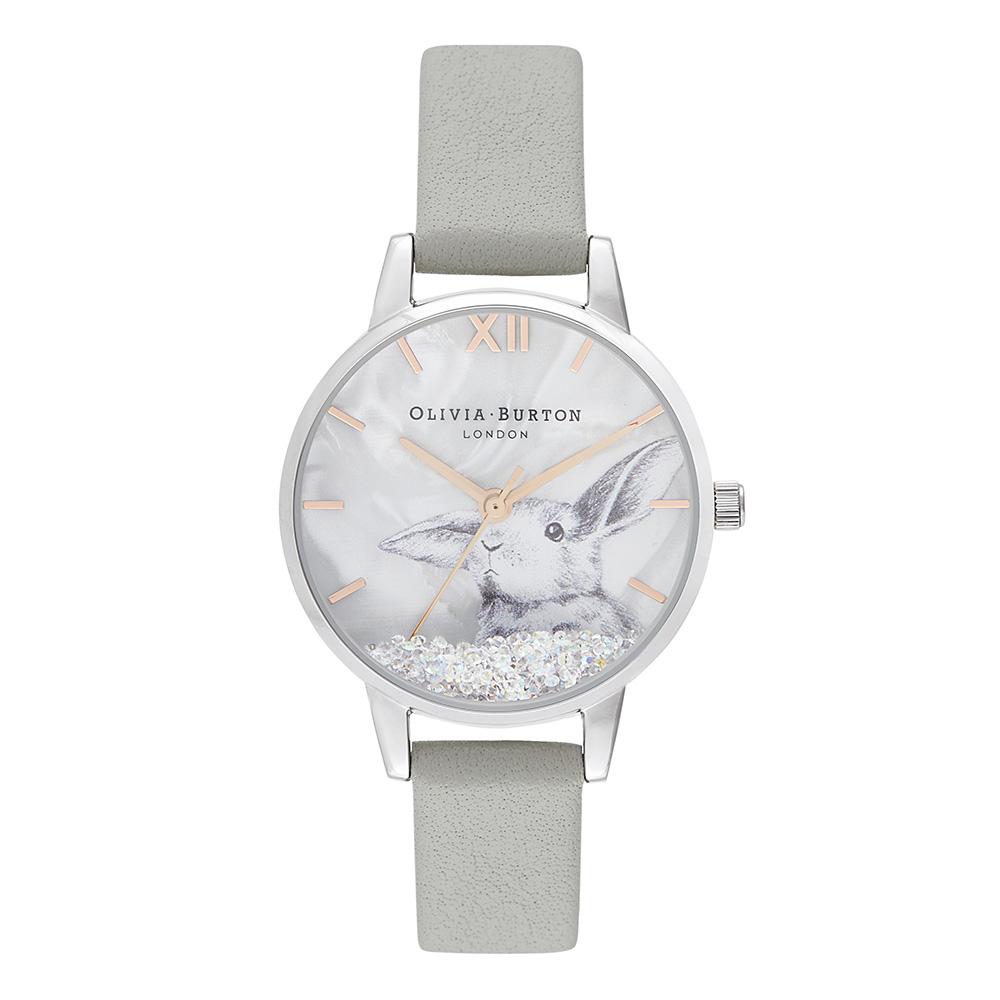 Olivia Burton Winter Wonderland Grey Leather Ladies Watch - OB16WL86