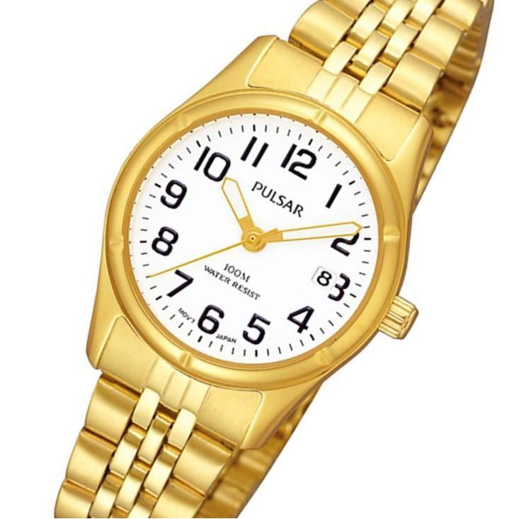 Pulsar Gold Stainless Steel Ladies Watch -  PH7336X