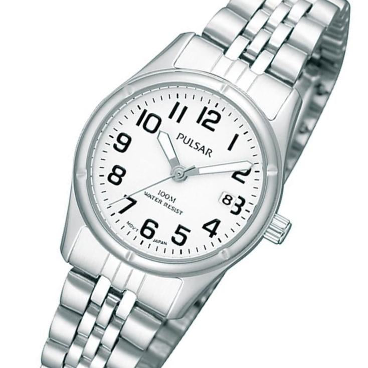 Pulsar Silver Stainless Steel Ladies Watch -  PH7337X