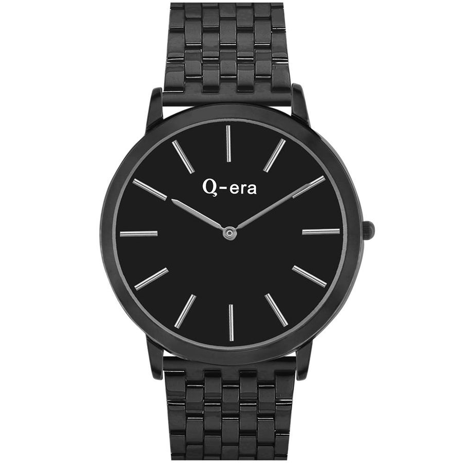 Q-Era Black Steel Men's Watch - QV2805-1