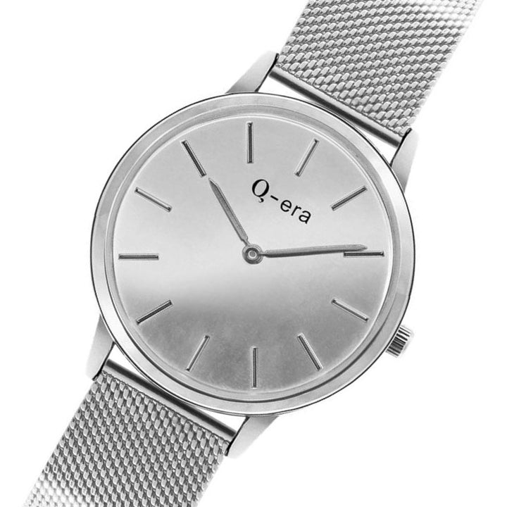 Q-Era Silver Mesh Women's  Watch - QV2808-4