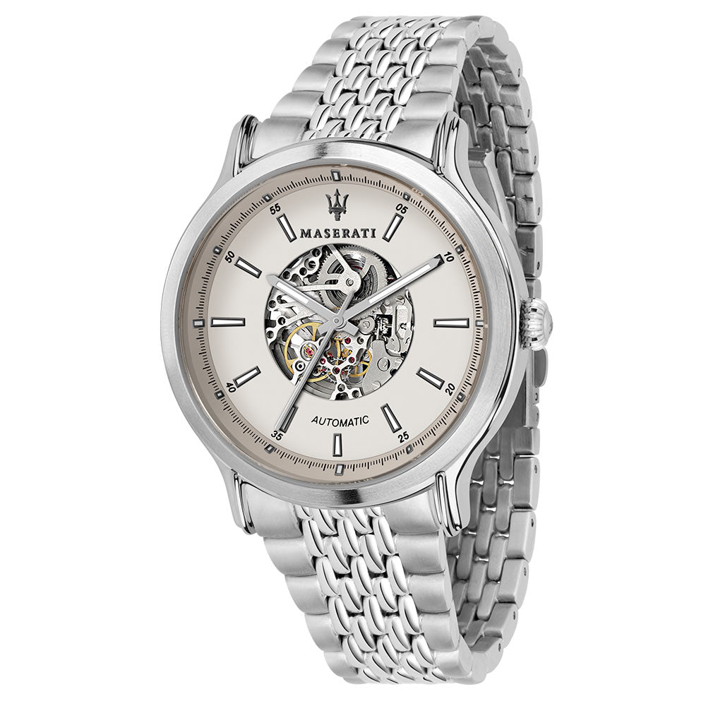 Maserati Epoca 42mm Automatic Skeleton Stainless Steel Men's Watch - R8823138001