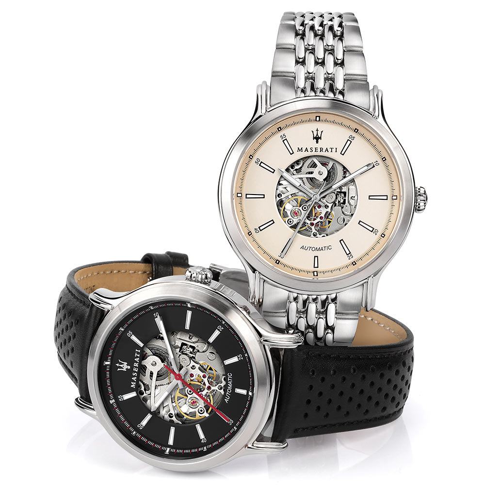 Maserati Epoca 42mm Automatic Skeleton Stainless Steel Men's Watch - R8823138001
