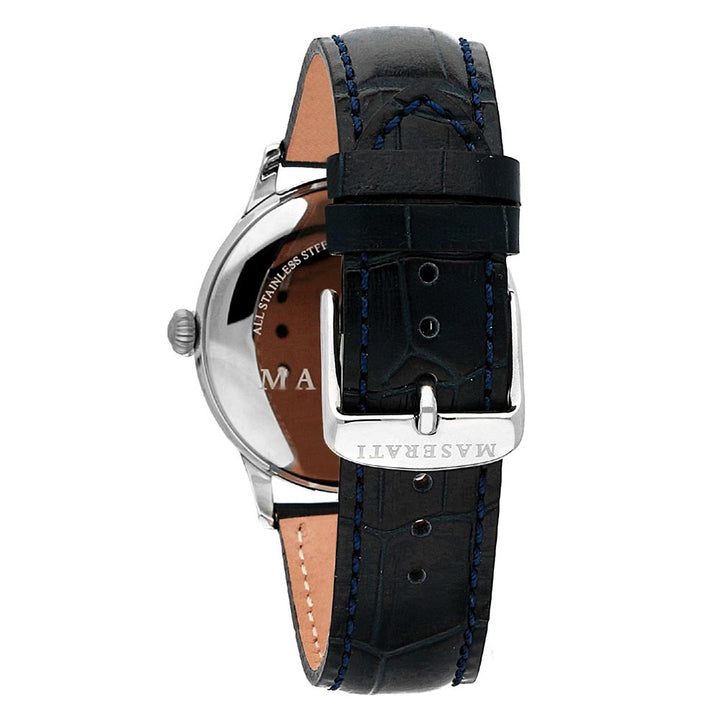 Maserati Ricordo Blue Leather Men's Watch - R8851125006