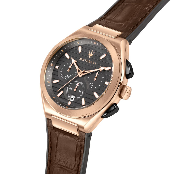 Maserati Triconic Men's Rose Gold Watch - R8871639003