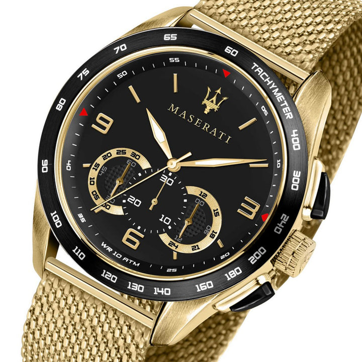 Maserati Traguardo Gold Mesh Men's Watch - R8873612010