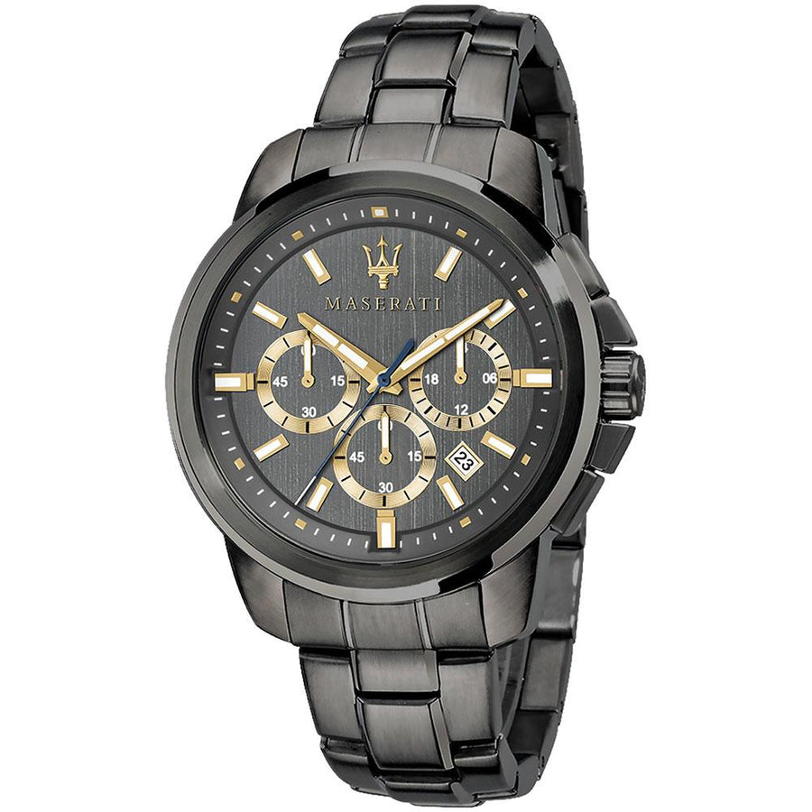 Maserati Successo Black Stainless Steel Men's Watch - R8873621007