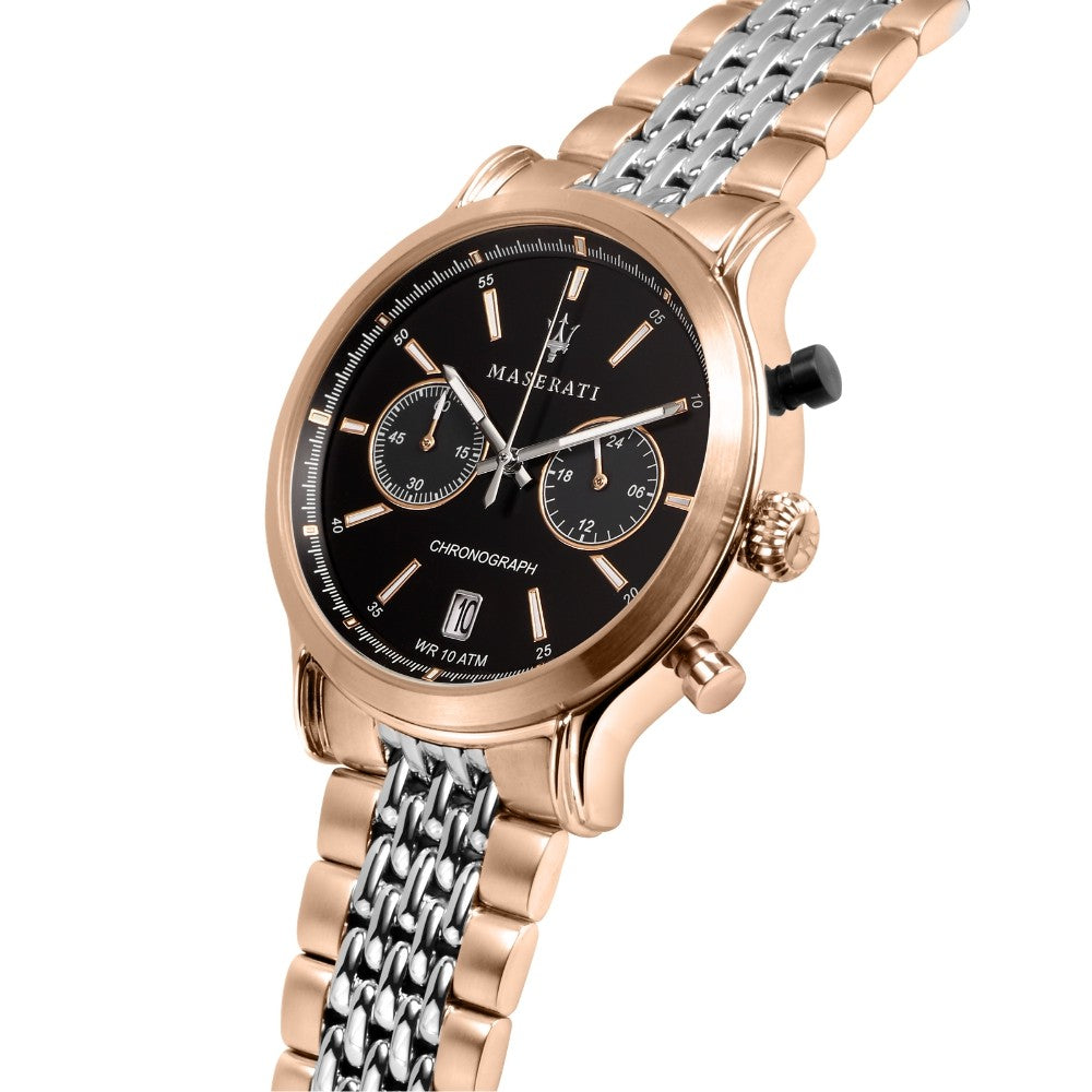 Maserati Epoca 42mm Rose Gold & Stainless Steel Men's Watch - R8873638005