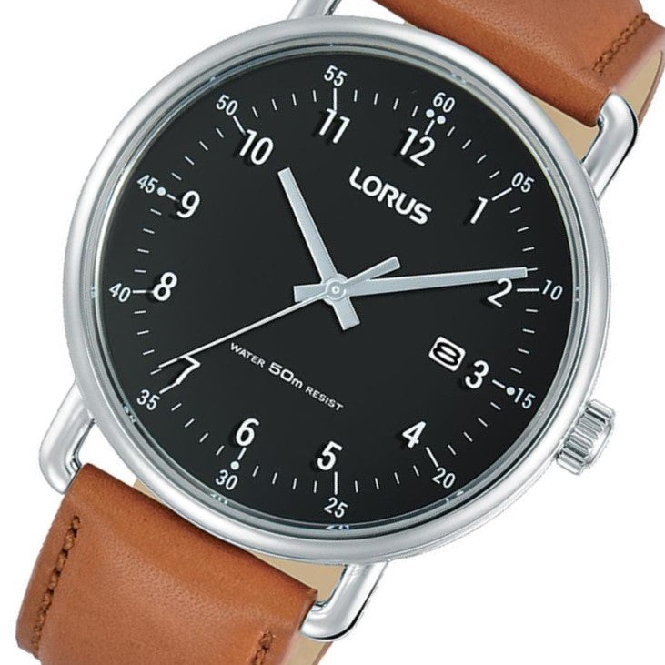 Lorus Brown Leather Men's Watch -  RH915KX-9