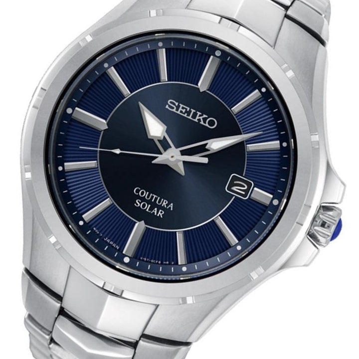 Seiko Coutura Stainless Steel Solar Powered Men's Watch - SNE511P