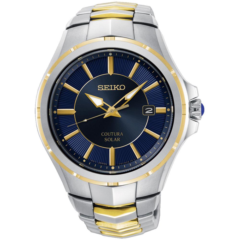 Seiko Coutura Solar Powered Men's Watch -  SNE514P