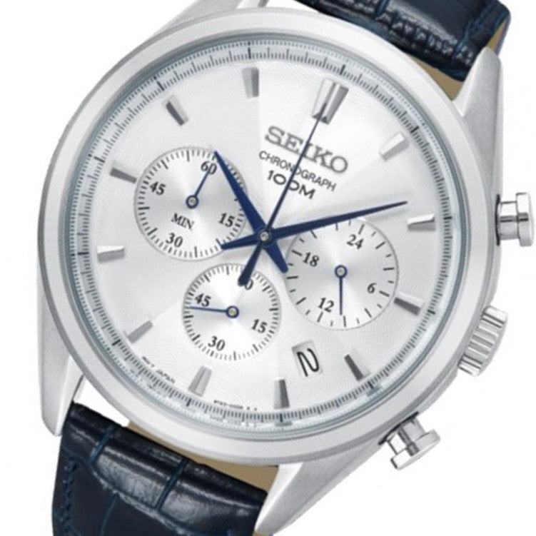 Seiko Conceptual Leather Men's Watch -  SSB291P