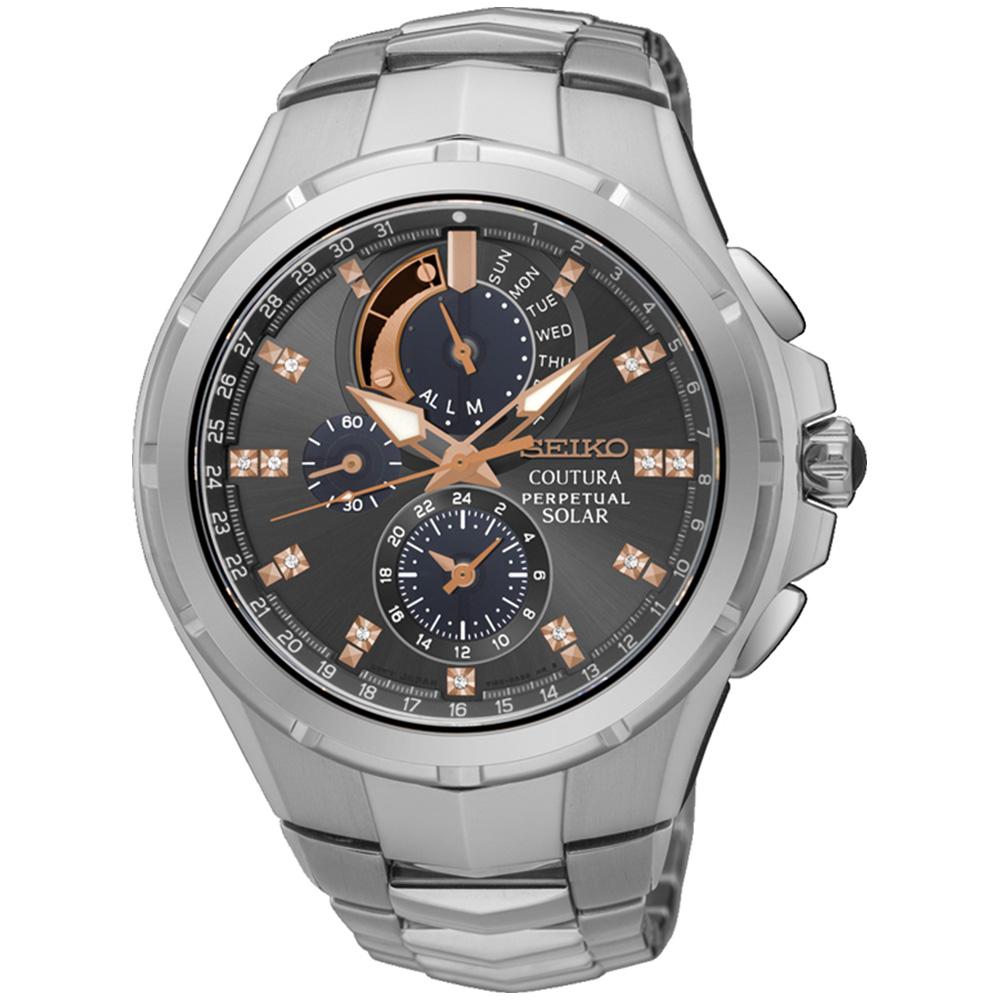 Seiko Coutura Solar Powered Men's Watch -  SSC561P-9