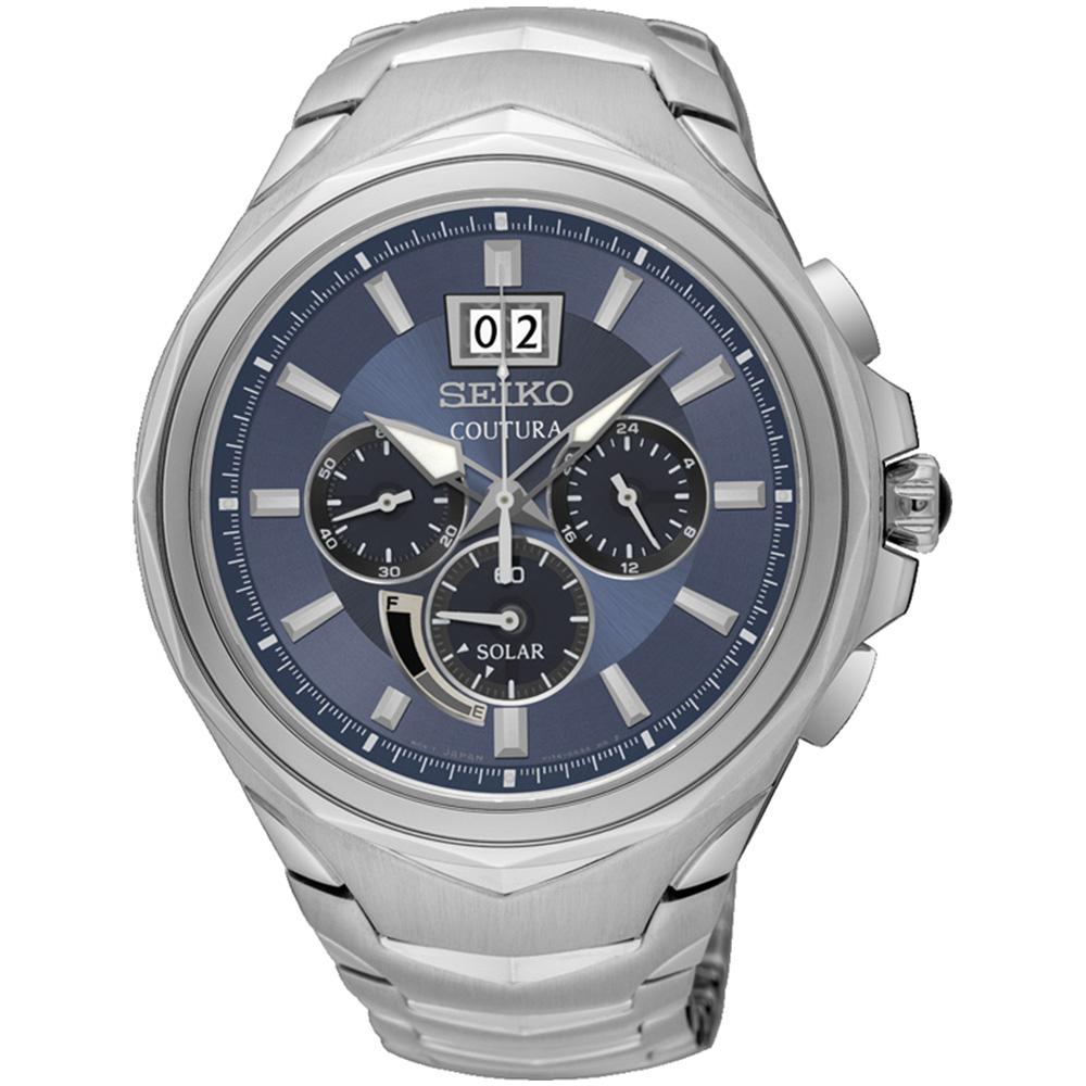 Seiko Coutura Solar Powered Men's Watch -  SSC641P-9