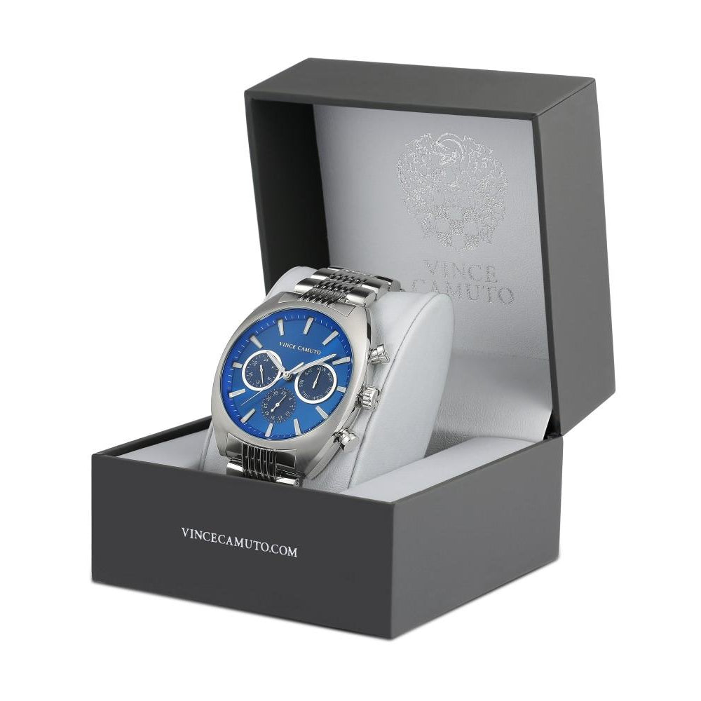 Vince Camuto Stainless Steel Men's Multi-function Watch - VC1040BLSV