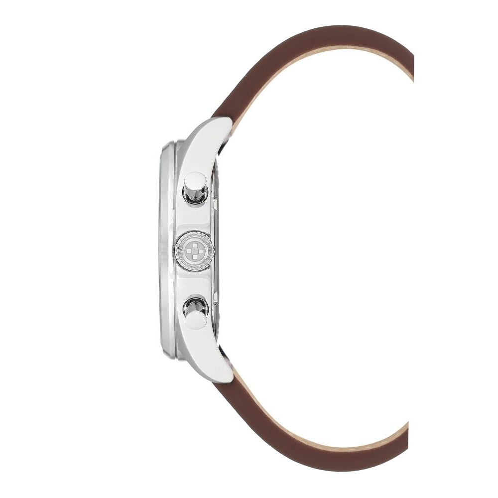 Vince Camuto Leather Men's Multi-function Watch - VC1102BKBN