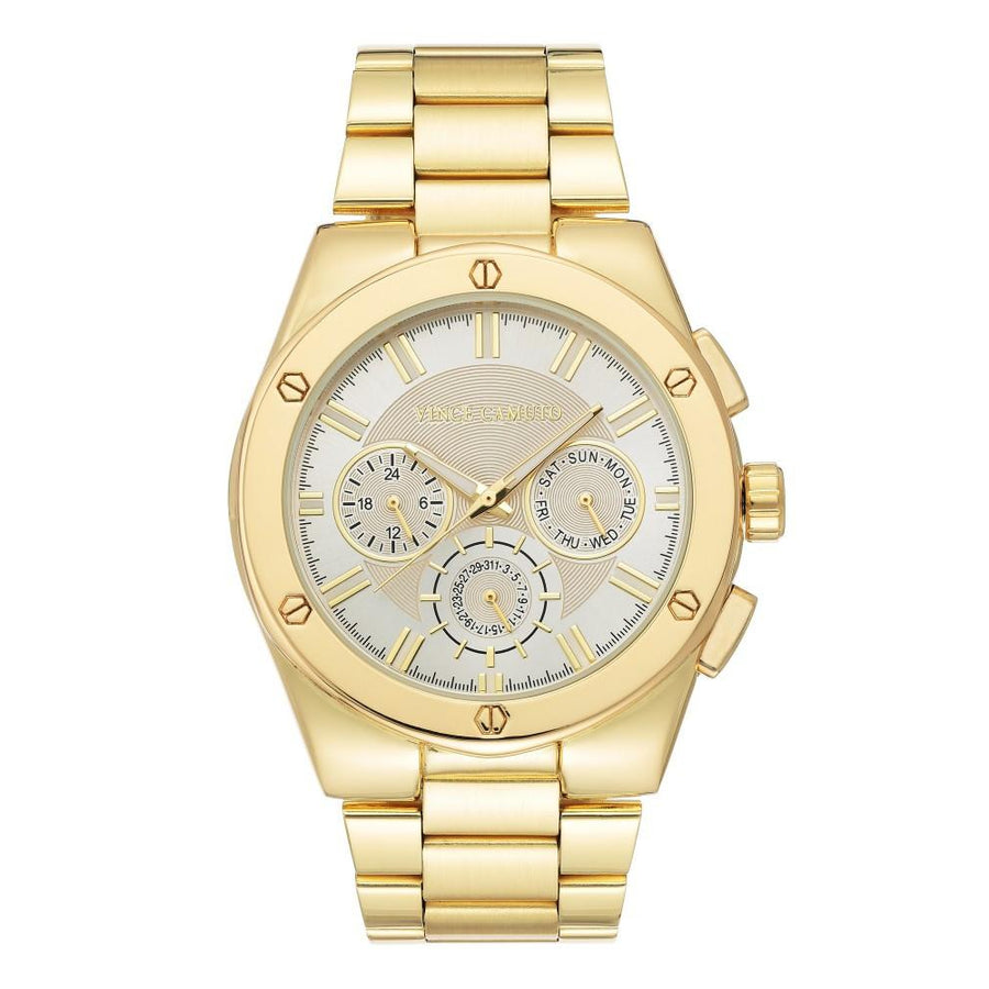 Vince Camuto Gold Steel Men's  Watch - VC1104SVGP