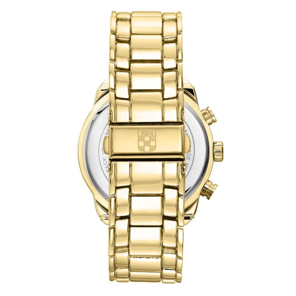 Vince Camuto Gold Steel Green Dial Multi-function Men's Watch - VC1133GRGP