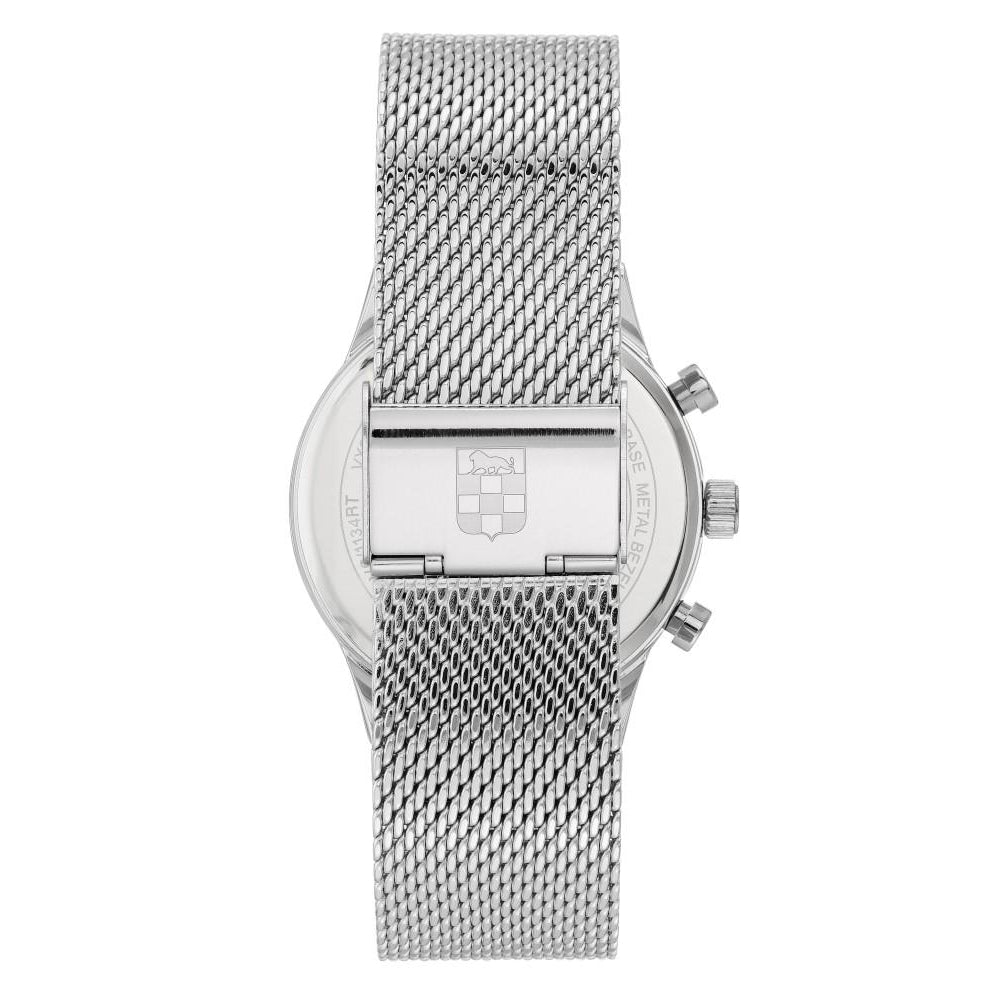 Vince Camuto Silver Mesh Grey Dial Men's Watch - VC1134GYRT