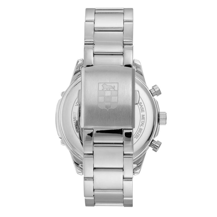 Vince Camuto Silver Steel Men's Multi-funtion Watch - VC1135GYRT