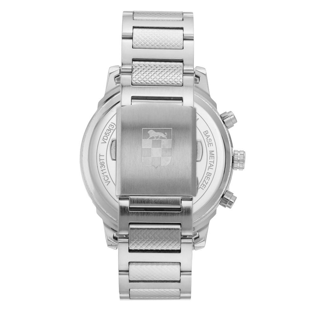 Vince Camuto Stainless Steel Men's Multi-funtion Watch - VC1136BKSV