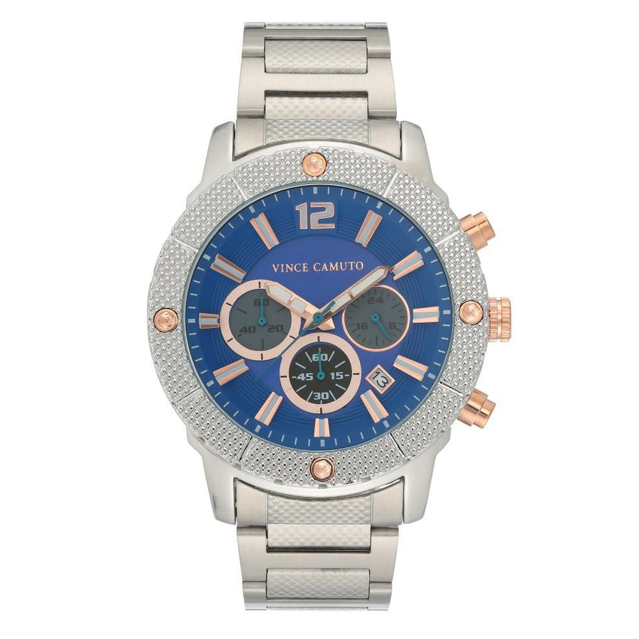 Vince Camuto Stainless Steel Men's  Watch - VC1136BLSV