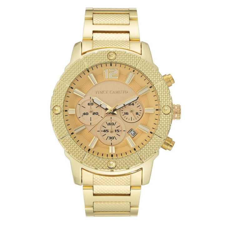 Vince Camuto Gold Steel Men's  Watch - VC1136CHGP