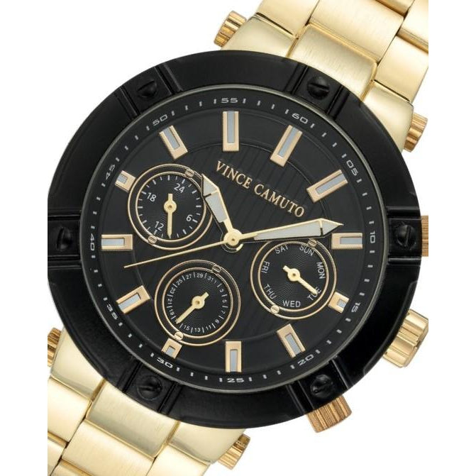 Vince Camuto Gold Steel Men's  Watch - VC1137BKGP