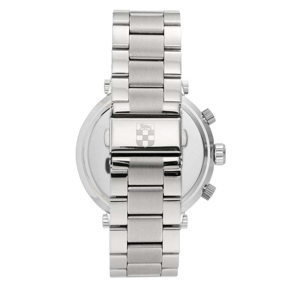 Vince Camuto Silver Steel Grey Dial Multi-function Men's Watch - VC1137GYRT