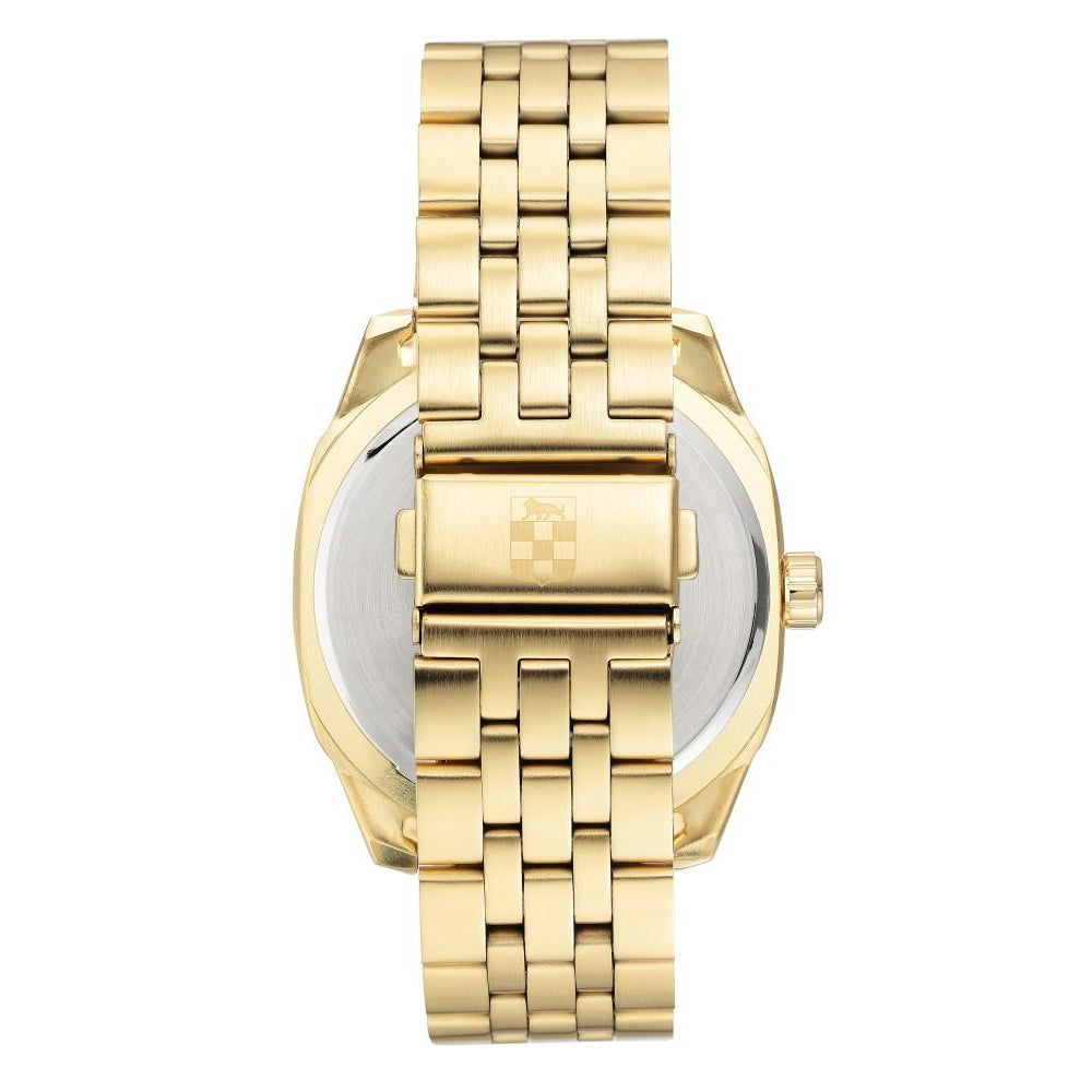 Vince Camuto Gold Steel Black Dial Men's Watch - VC1138BKGP
