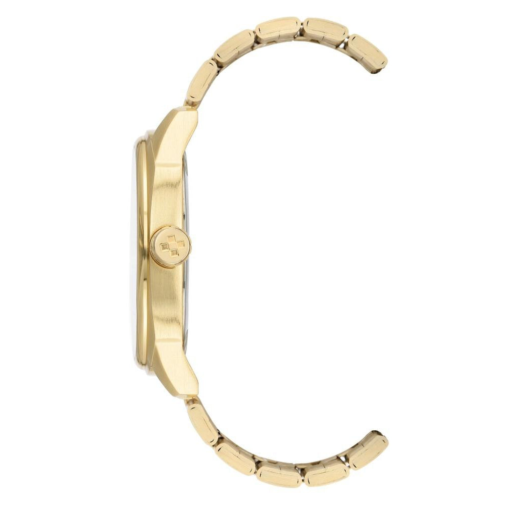 Vince Camuto Gold Steel Black Dial Men's Watch - VC1138BKGP