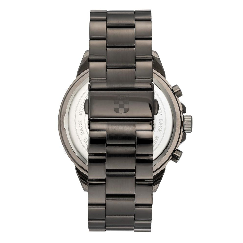 Vince Camuto Gun Steel Multi-function Men's Watch - VC1140BKDG